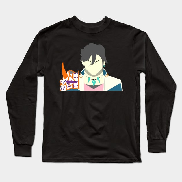 Hayate Vector Long Sleeve T-Shirt by MagicFlounder